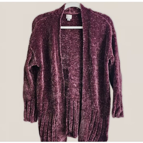 a new day Sweaters - Super Soft Cardigan Sweater • a new day • 100% Polyester Purple